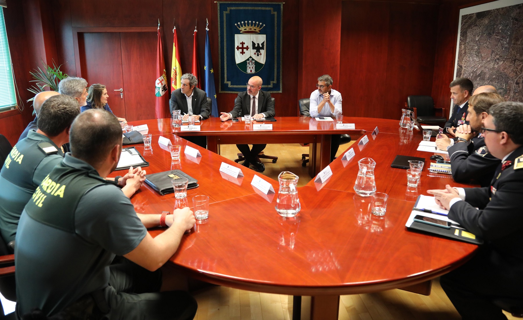 Delegado del Gobierno en Madrid asiste a la Junta Local de Seguridad de Alcobendas 