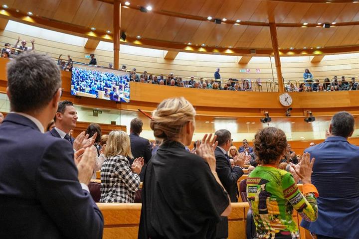 Pleno extraordinario del Congreso de los Diputados celebrado en el Senado (Pool Moncloa / Raúl Salgado)