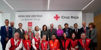 Díaz Ayuso inaugura la nueva sede de Cruz Roja en Colmenar Viejo resaltando su “compromiso con la vida”