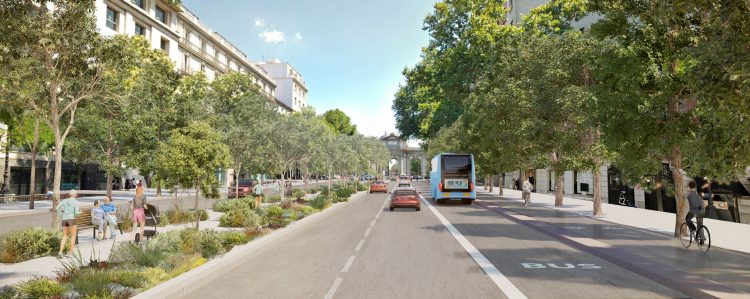 Almeida anuncia que la remodelación del Paisaje de la Luz comenzará con la creación de un bulevar entre la plaza de Cibeles y la Puerta de Alcalá