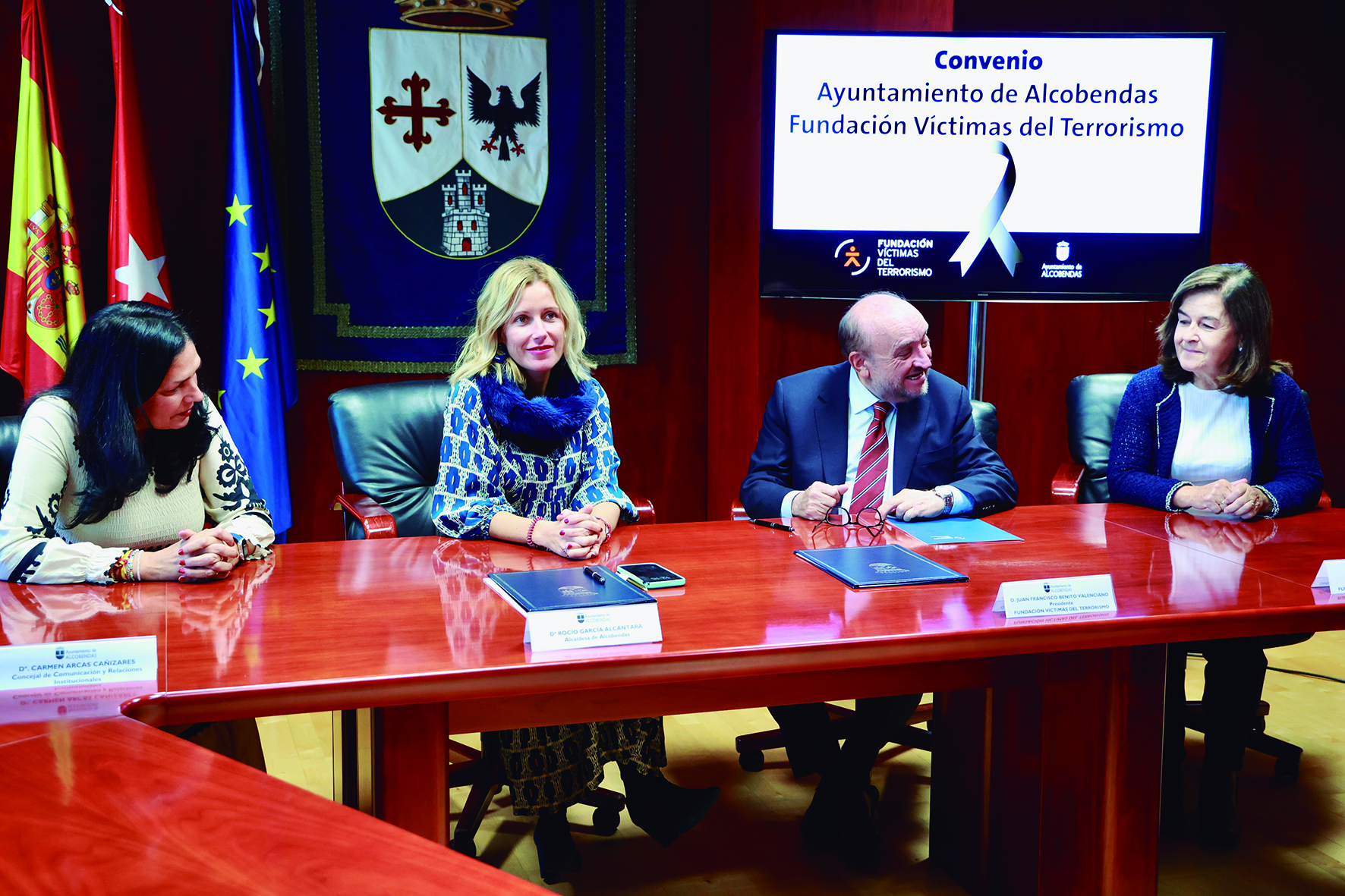 renueva su compromiso con la Fundación Víctimas del Terrorismo