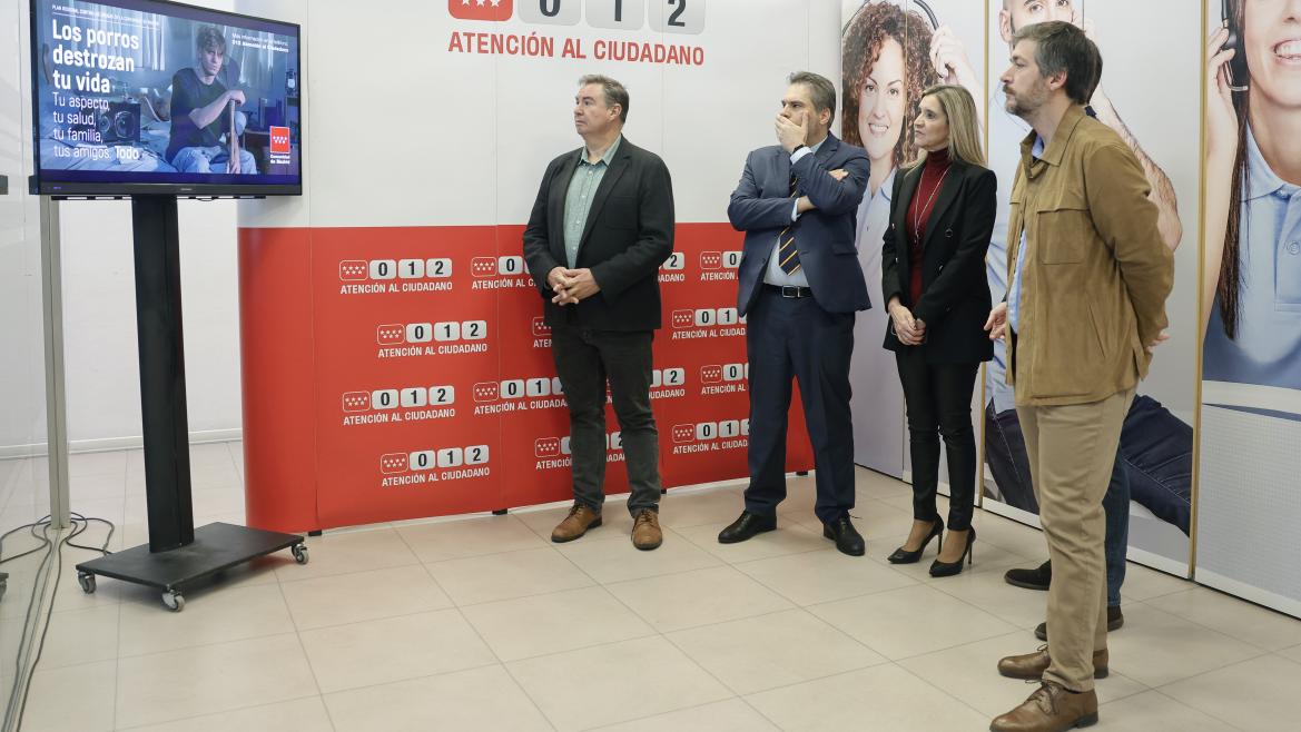 Comunidad Madrid estrena servicio 012 Contra las Drogas