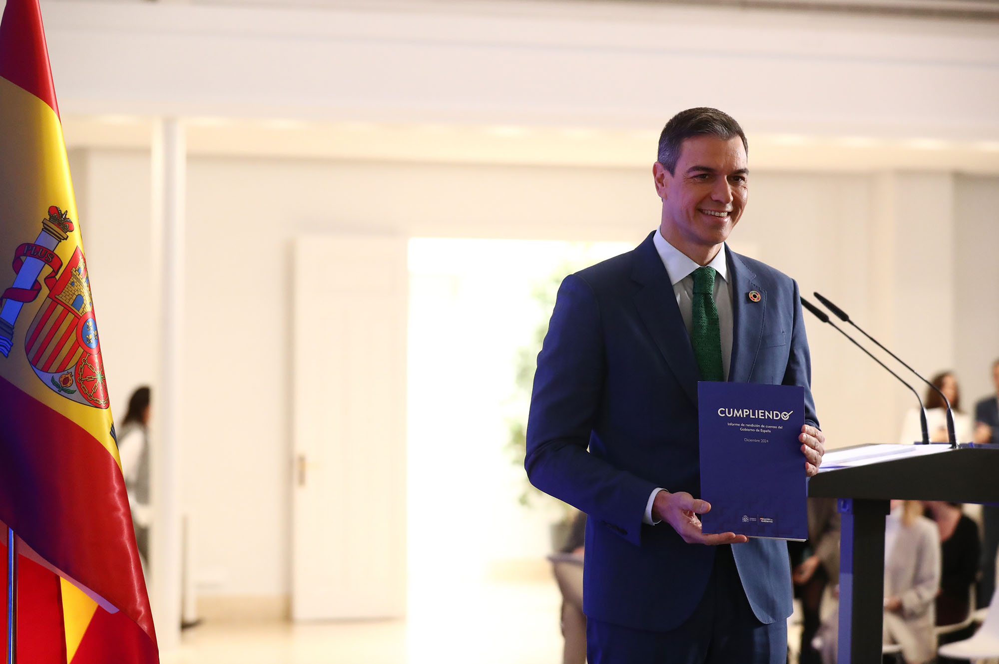 Pedro Sánchez presenta balance gestión del curso político 2024