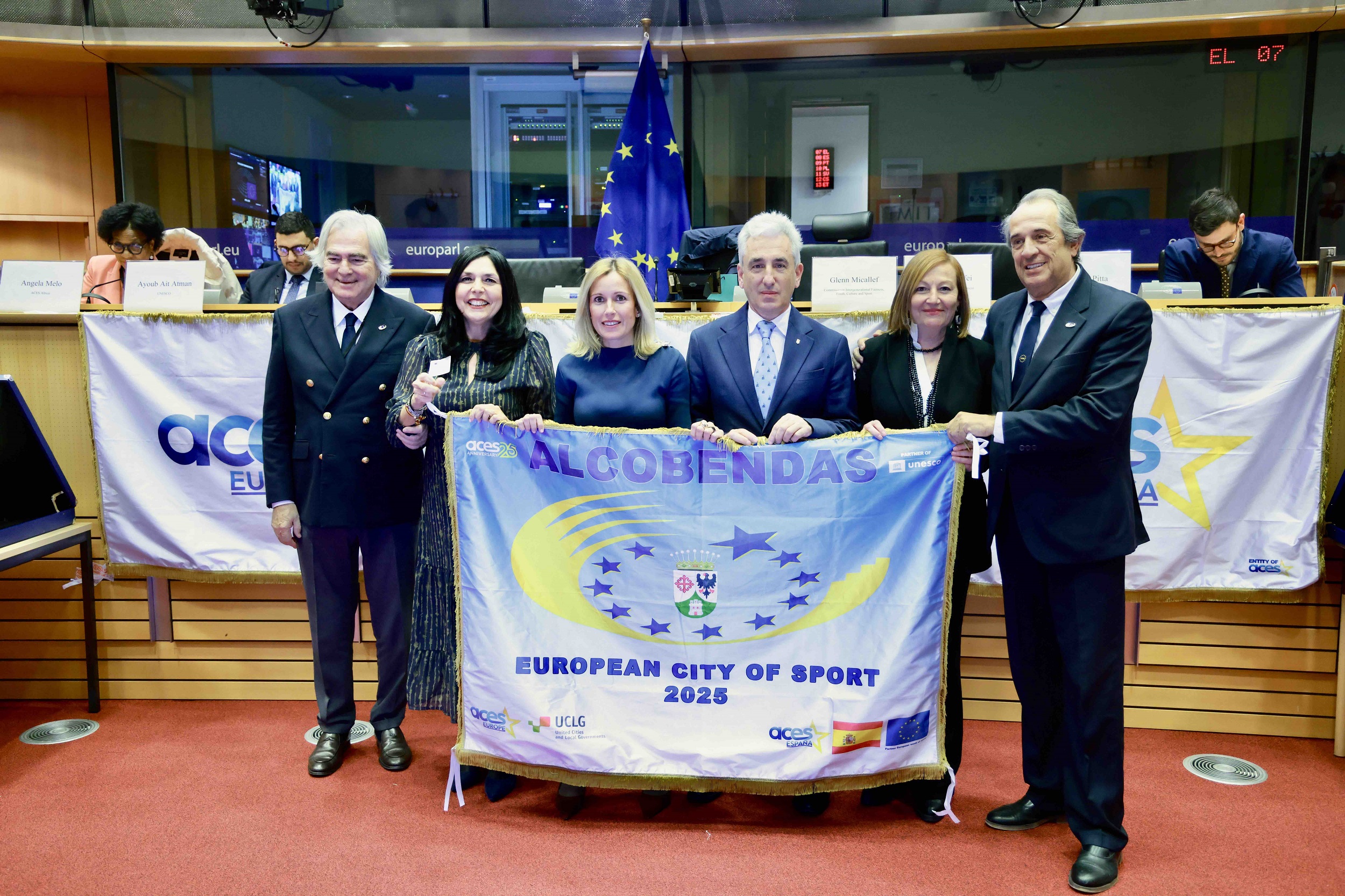 Alcobendas recibe en Bruselas acreditación "Ciudad Europea del Deporte 2025"
