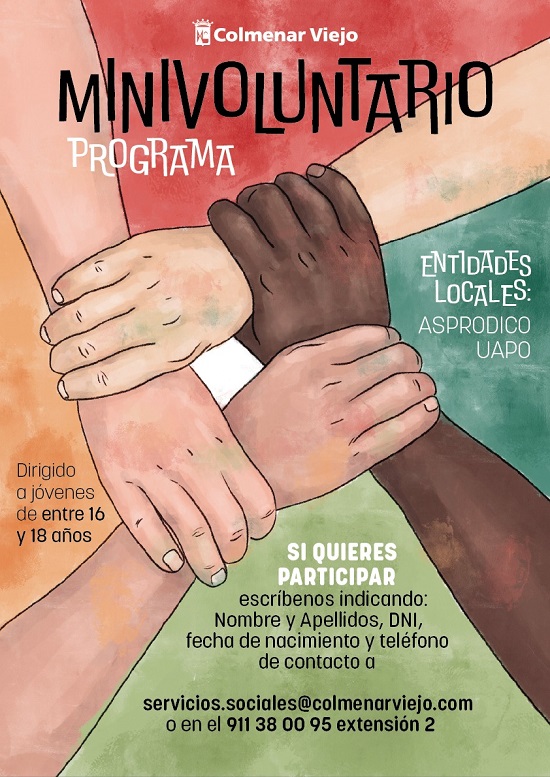 Colmenar Viejo busca "minivoluntarios" para colaborar en entidades sociales