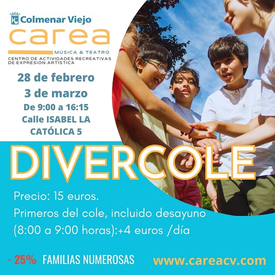 Divercole en Colmenar Viejo durante la Semana Blanca