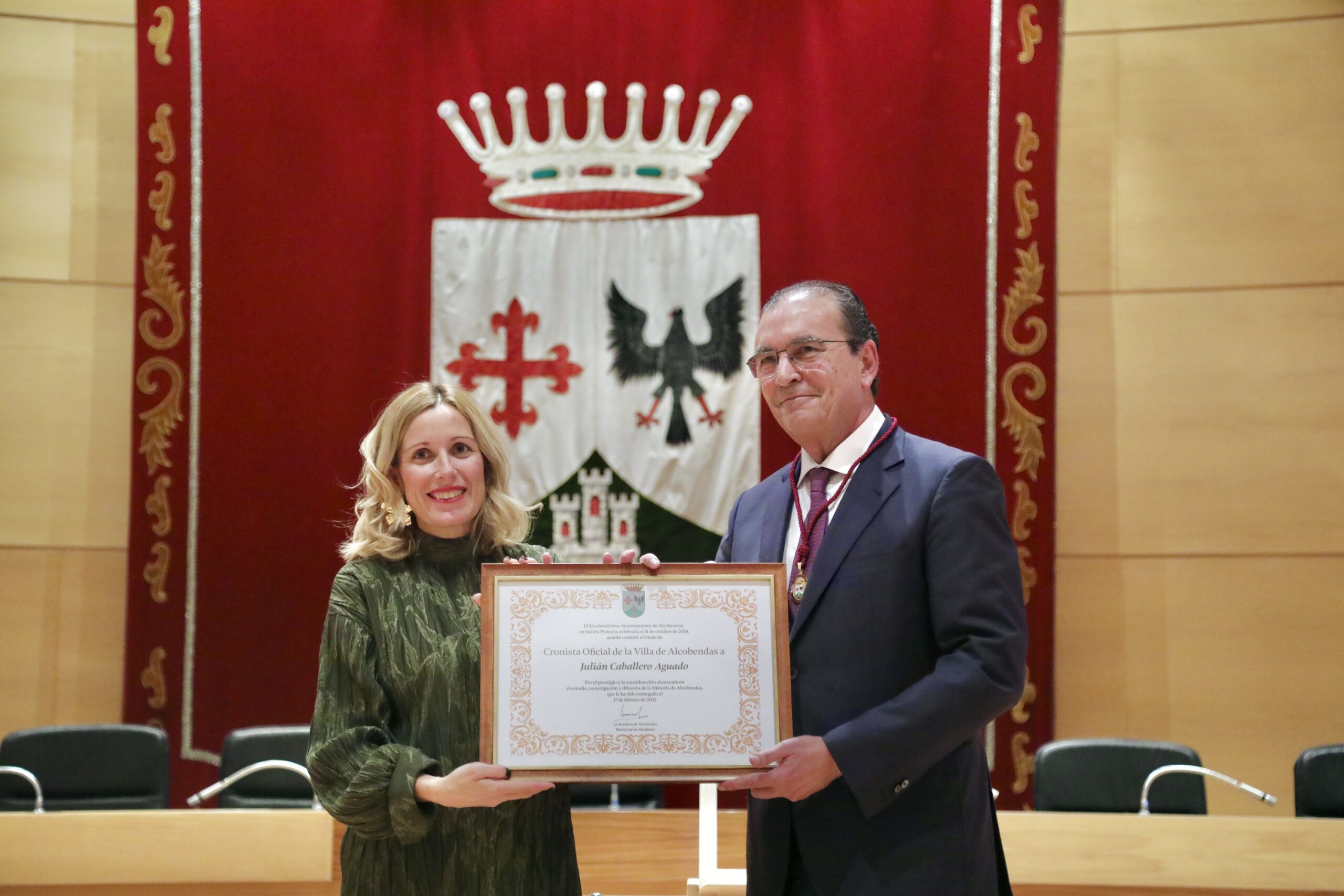Alcobendas nombra a Julián Caballero Aguado Cronista Oficial de la Villa