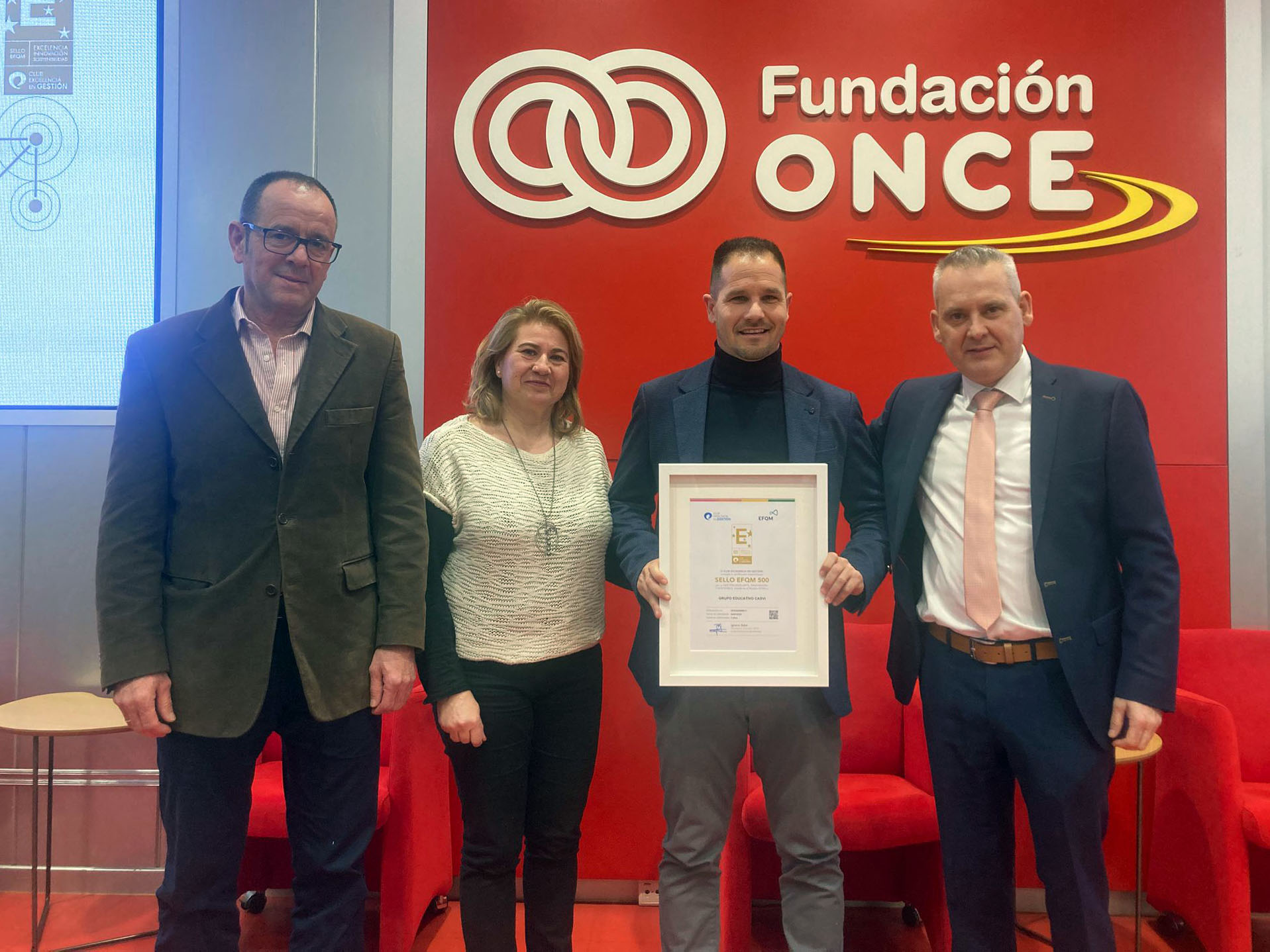 Colegios Casvi renuevan Sello EFQM +500 de excelencia educativa
