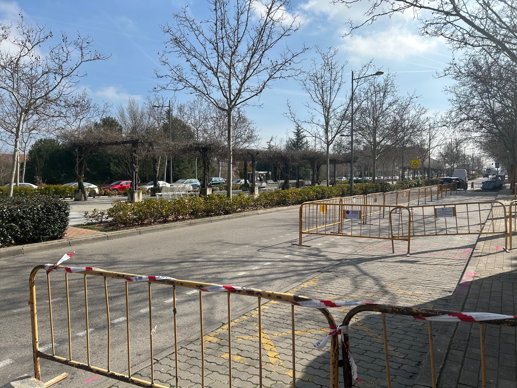 Comienzan obras en Avenida Encuartes y Parque Central Tres Cantos