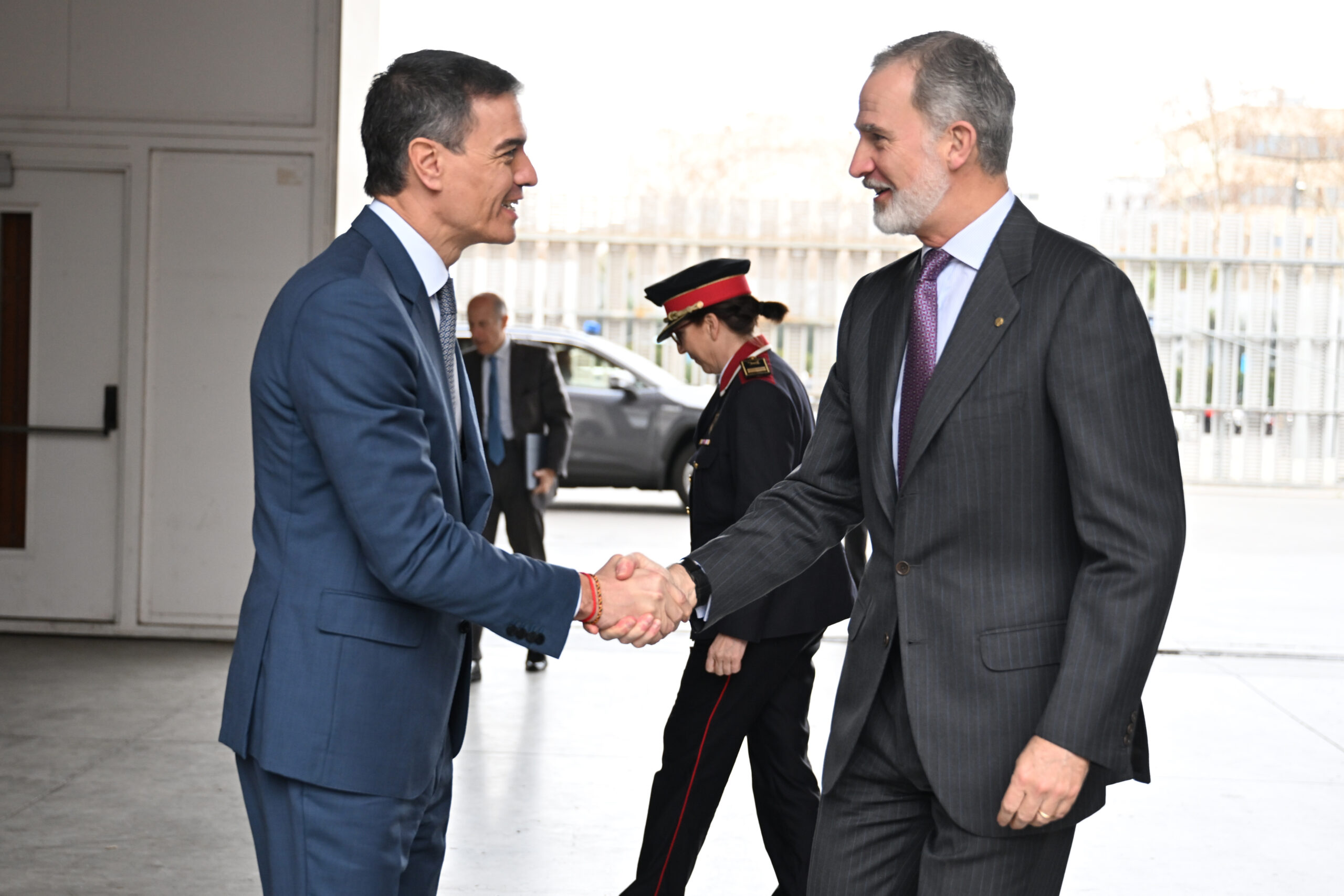 Presidente del Gobierno acompaña a S.M. el Rey en la inauguración del GSMA Mobile World Congress Barcelona 2025