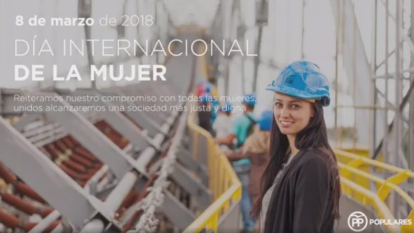 Manifiesto del PP por el 8M "España, un gran país para ser mujer"
