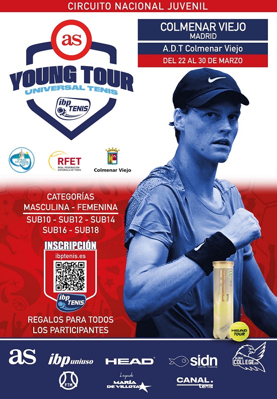 Colmenar Viejo acoge Torneo Nacional Juvenil de Tenis AS Young Tour