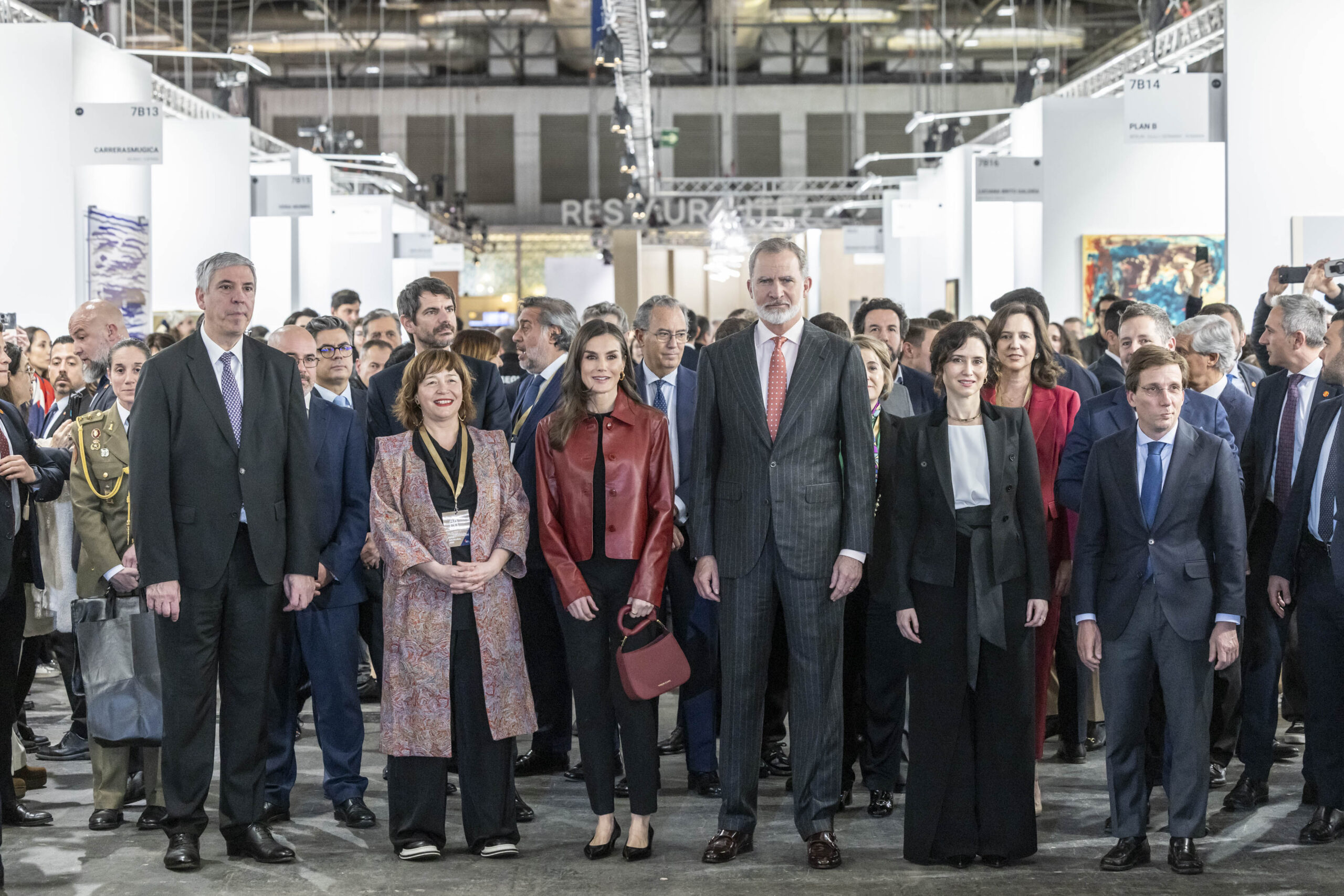 Los Reyes de España inauguran ARCOmadrid 2025