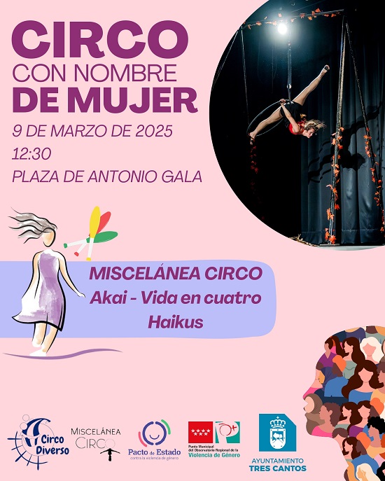 Tres Cantos organiza numerosas actividades en torno al Día de la Mujer