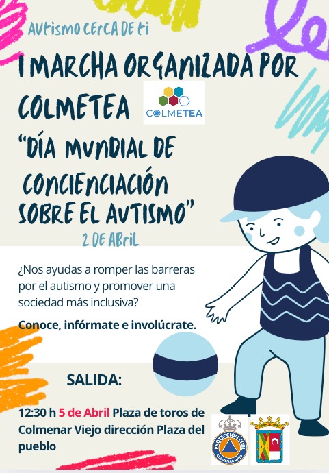olmeTEA organiza una marcha solidaria por el Autismo el 5 de Abril
