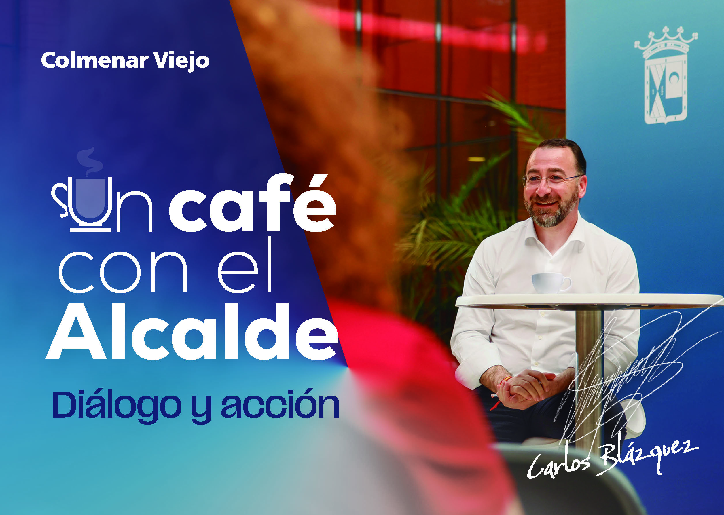 "Un café con el Alcalde" para escuchar a los vecinos de Colmenar Viejo