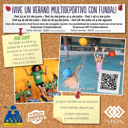 Campus de Verano FUNDAL 2025 en Alcobendas