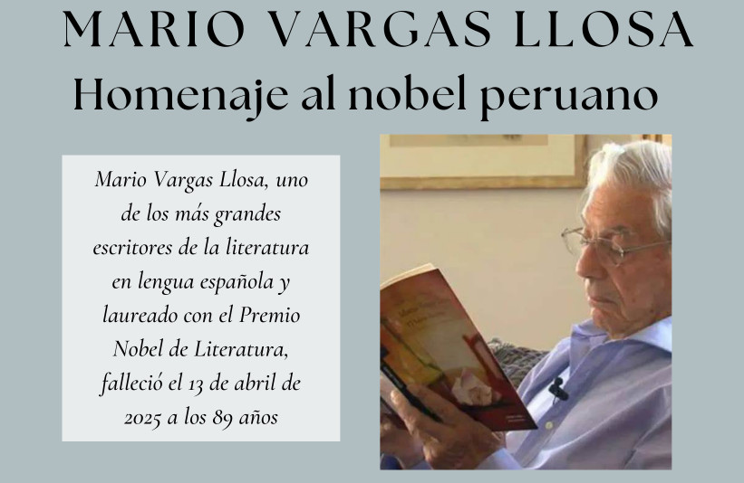 Bibliotecas de Sanse rinden homenaje a la obra de Vargas Llosa