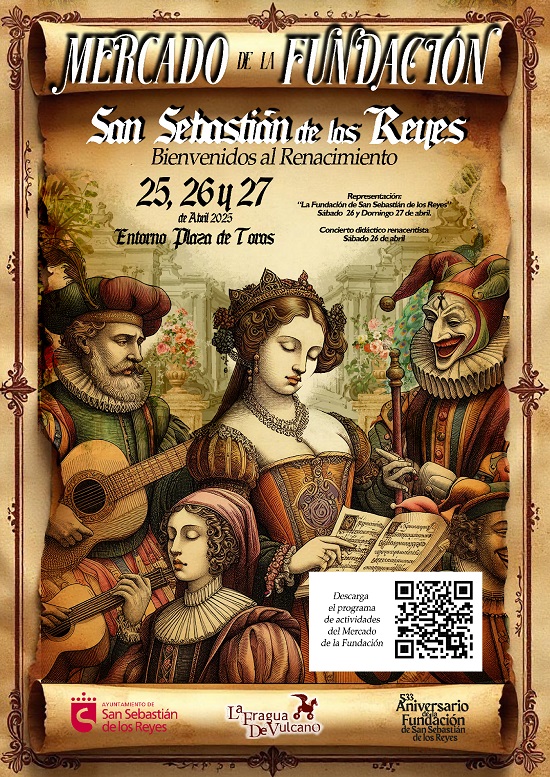 Mercado Renacentista 533 Aniversario San Sebastián de los Reyes 25 al 27 abril