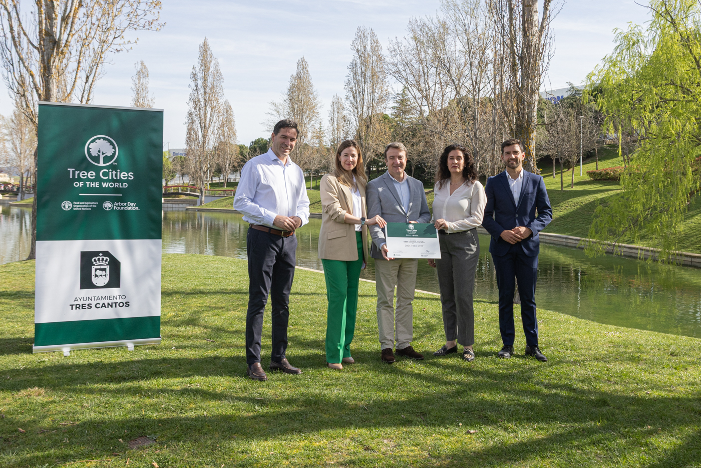 Tres Cantos elegida Ciudad Arbórea del Mundo por FAO y Arbor Day