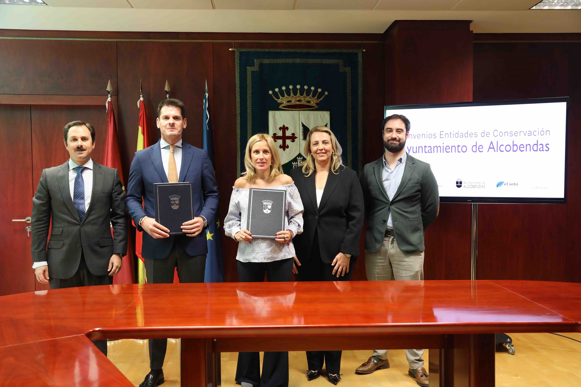 Alcobendas renueva convenios entidades de conservación La Moraleja y El Encinar de los Reyes
