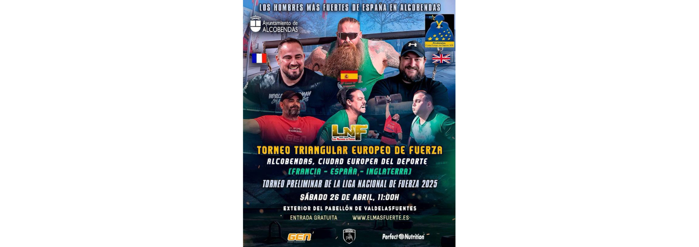 Alcobendas acoge este sábado Torneo Triangular Europeo de Fuerza