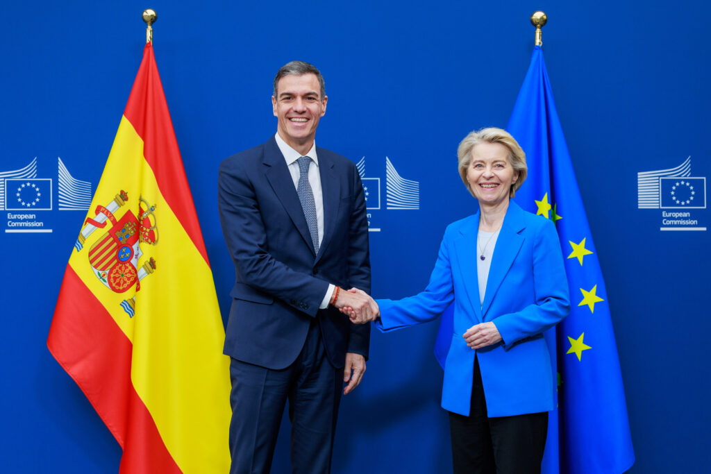 Pedro Sánchez se reúne en Bruselas con Ursula Von der Leyen