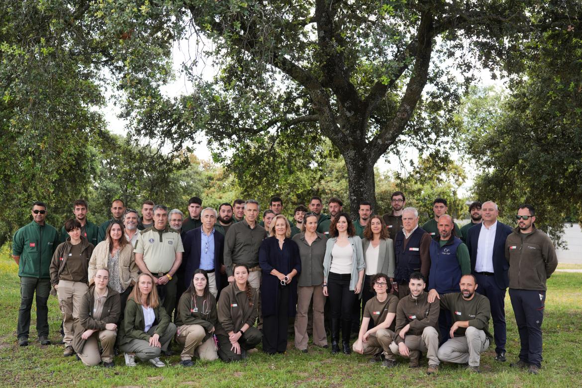 Díaz Ayuso visita el Cebtro de Recuperación de Animales Silvestres