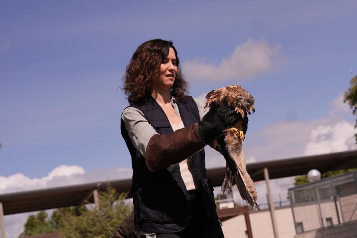 Díaz Ayuso visita el Cebtro de Recuperación de Animales Silvestres