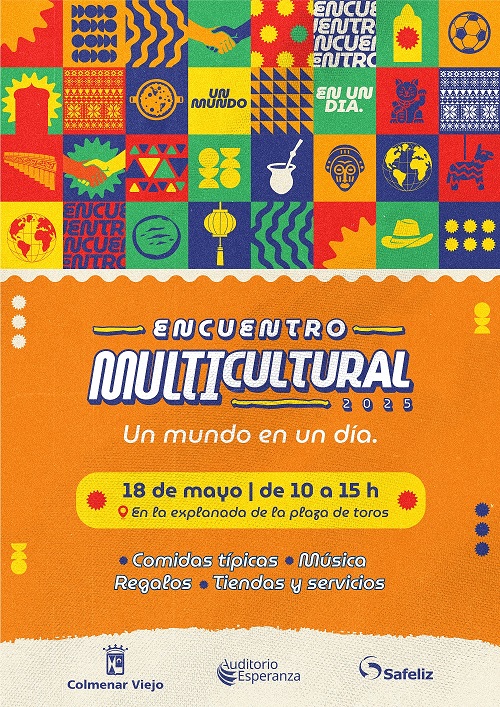 Colmenar Viejo celebra primer Encuentro Multicultural el 18 de mayo