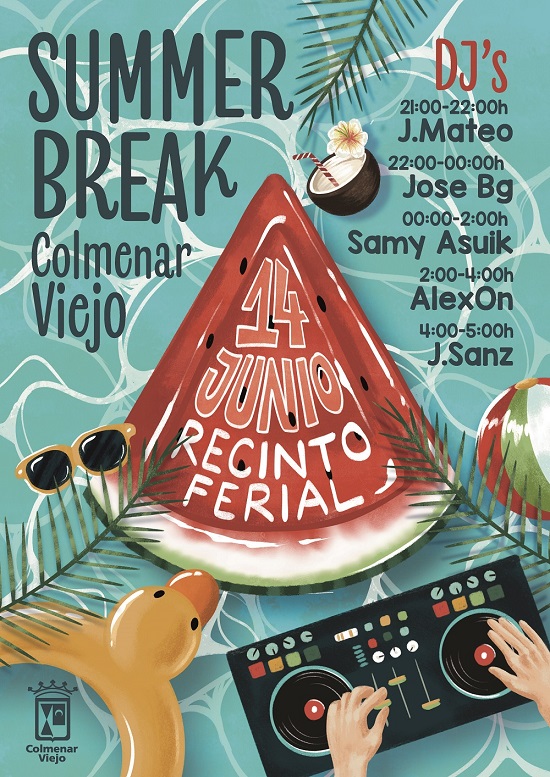 Colmenar Viejo prepara su Summer Break próximo sábado 14 de Junio