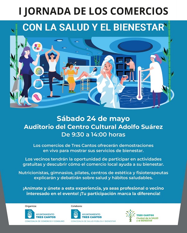 Tres Cantos celebra I Jornada Comercios con la Salud y el Bienestar