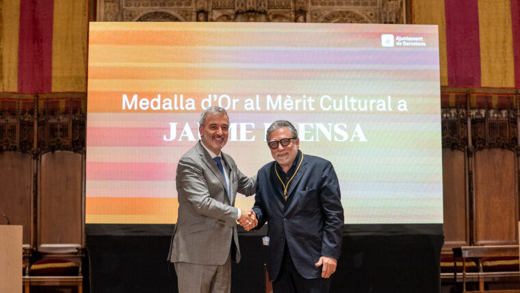 Barcelona otorga a Jaume Plensa la Medalla de Oro al Mérito Cultural