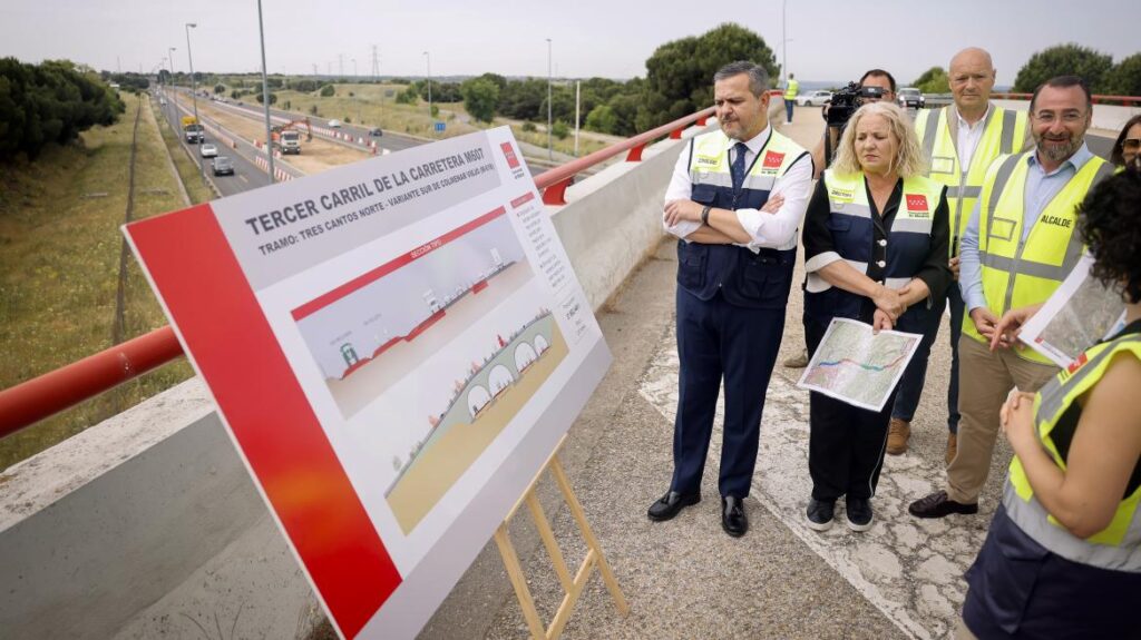 Comunidad de Madrid finalizará el primer tramo del tercer carril de la M-607 a comienzos 2026