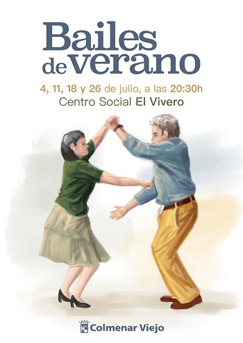 Vuelven los bailes de verano al Centro Social El Vivero Colmenar Viejo
