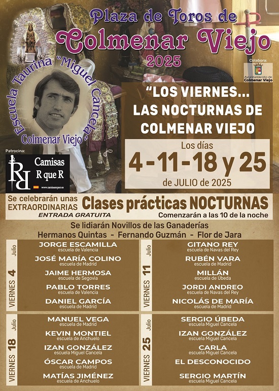 Vuelven las Nocturnas de Colmenar Viejo a la Corredera
