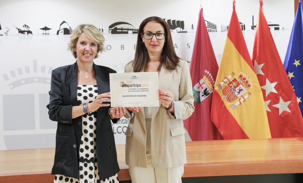 Alcobendas premiado con el Sello Infoparticipa de la UAB