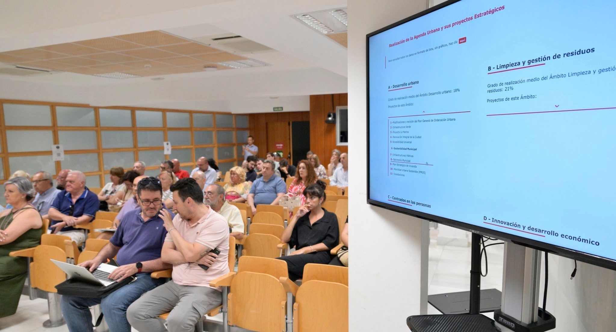 Sanse presenta balance Agenda Urbana en el Foro Urbano