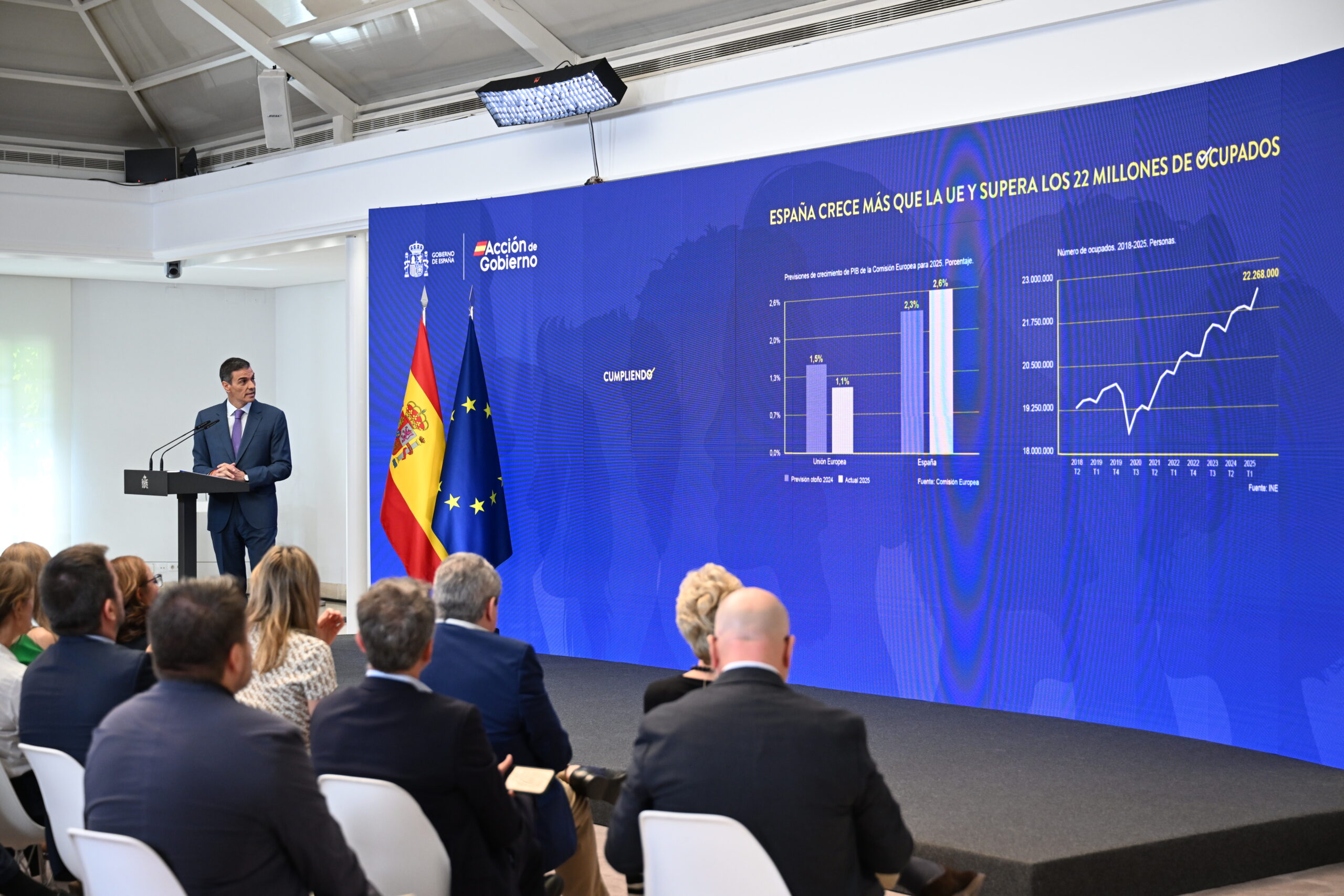 Pedro Sánchez presenta el Balance dos años de Legislatura