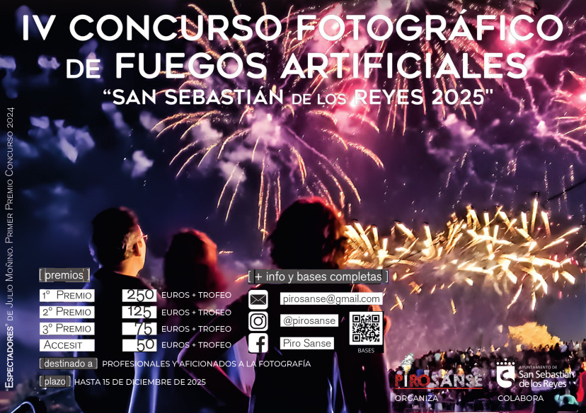 Sanse convoca IV Concurso Fotográfico de Fuegos Artificiales