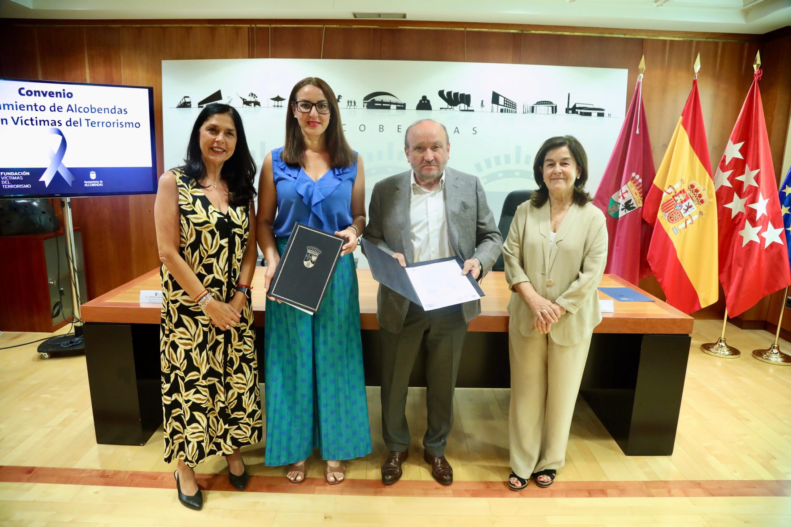 Alcobendas renueva compromiso con Fundación Víctimas del Terrorismo