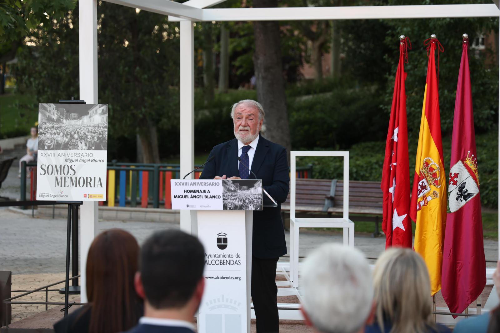 Alcobendas recuerda a Miguel Ángel Blanco, asesinado por ETA en 1997