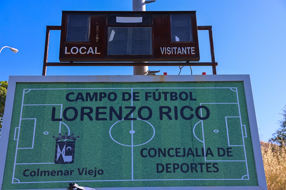 Colmenar Viejo instala marcadores electrónicos en campos de fútbol
