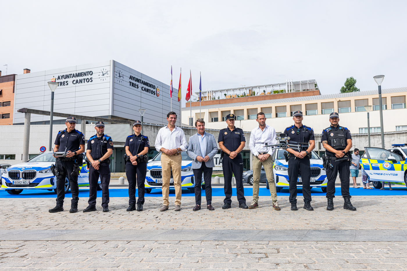 Policía Tres Cantos incorporta vehiculos y drones ultima generación