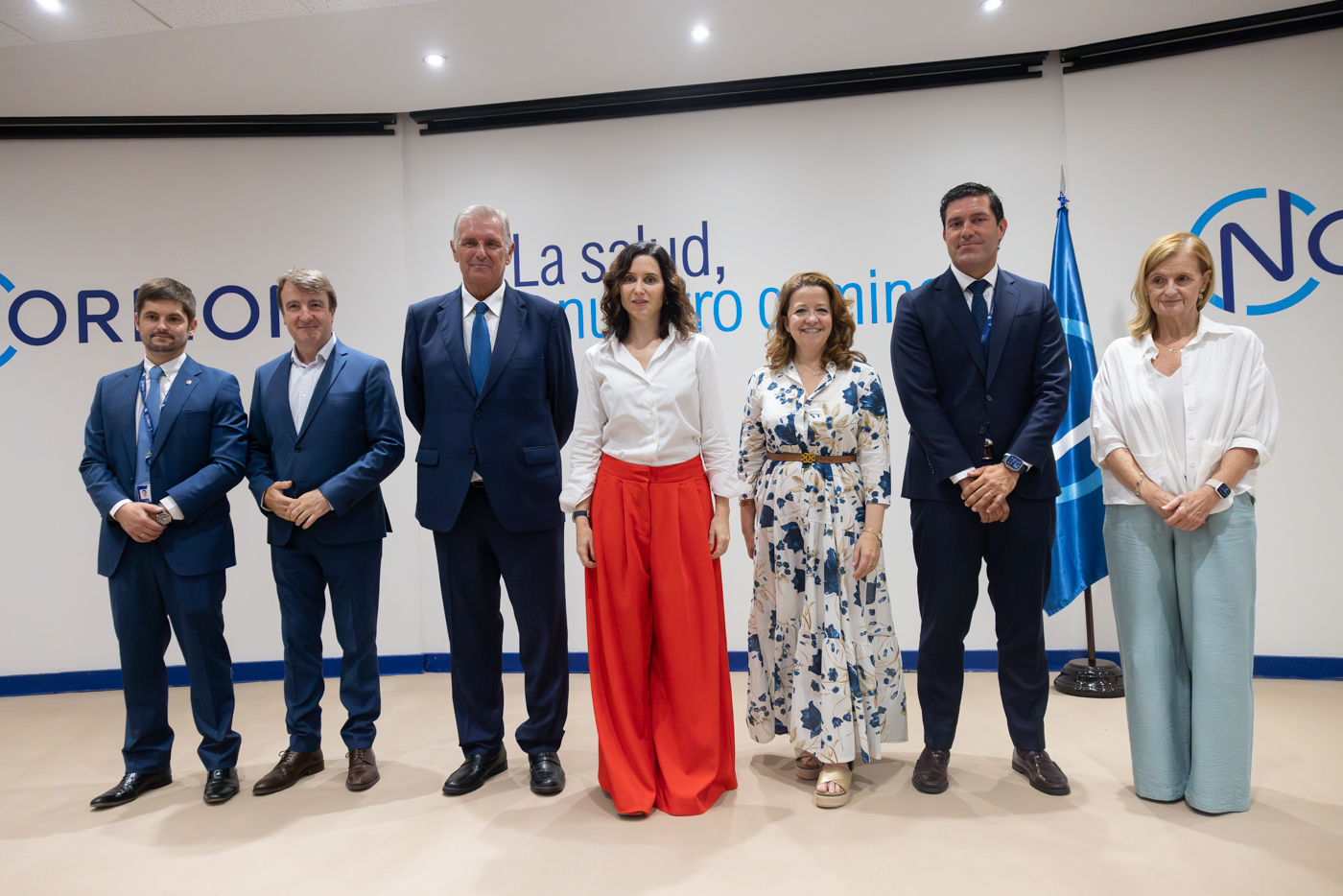 Díaz Ayuso visita las instalaciones de Normon en Tres Cantos