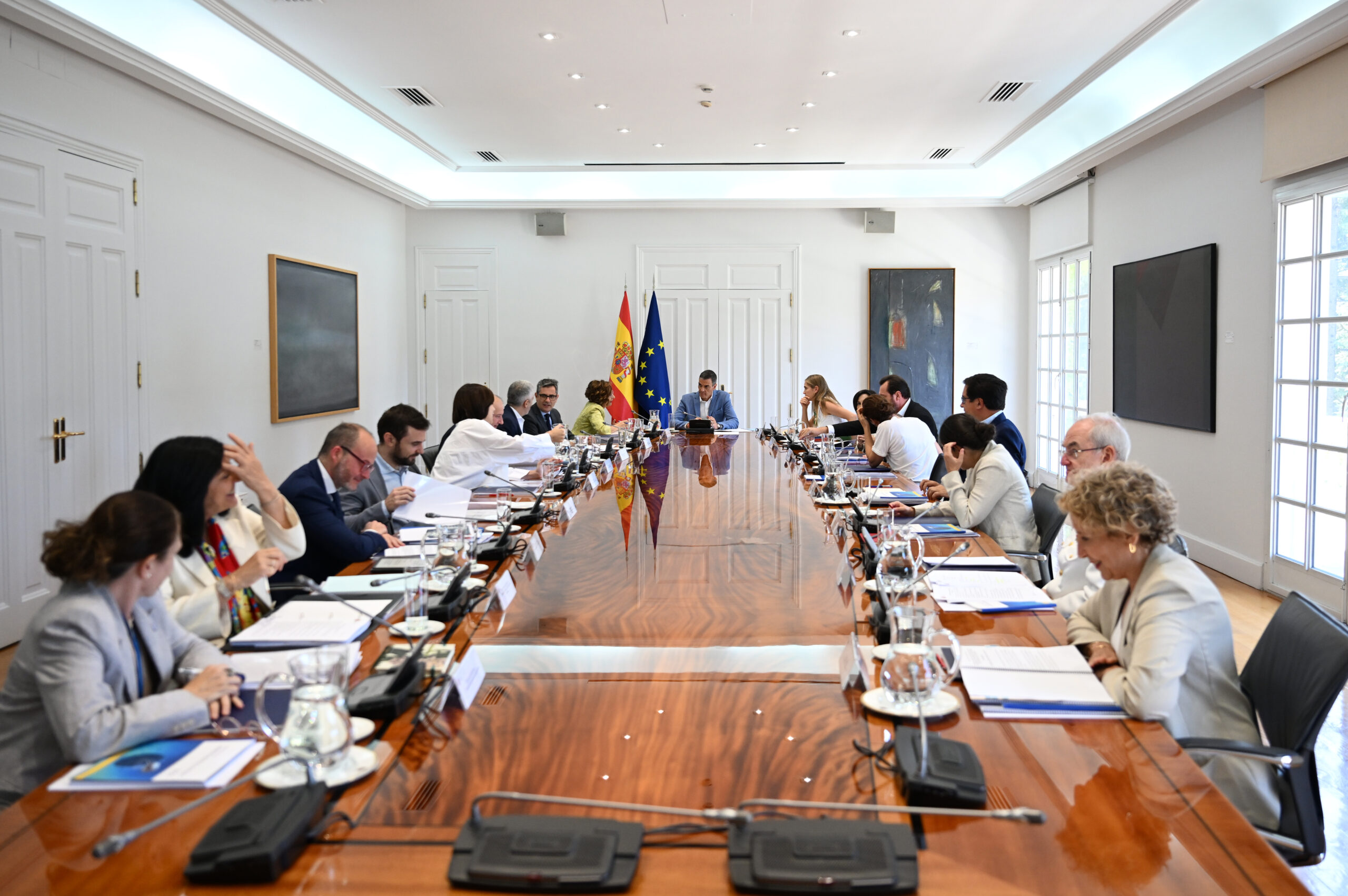 Pedro Sánchez preside la reunión del Consejo de Seguridad Nacional