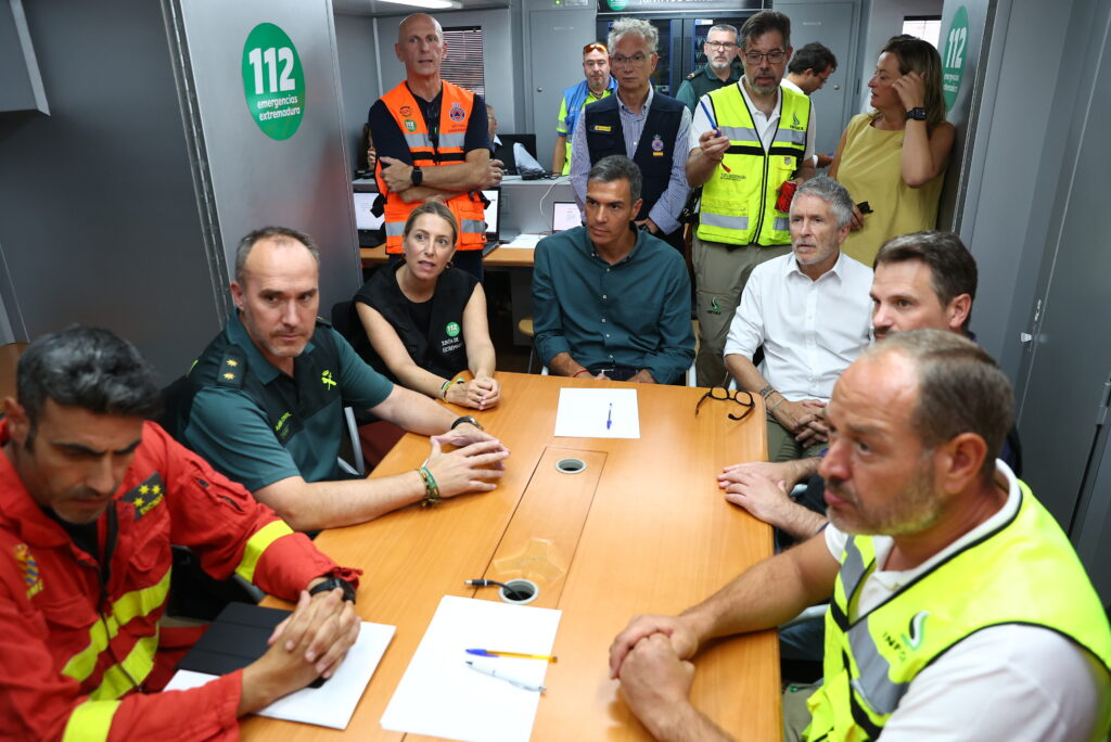 Pedro Sánchez anuncia Gobierno declarará zonas afectadas por emergencia e incendios