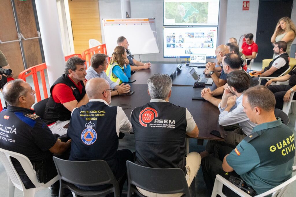 balance del incendio forestal en tres cantos
