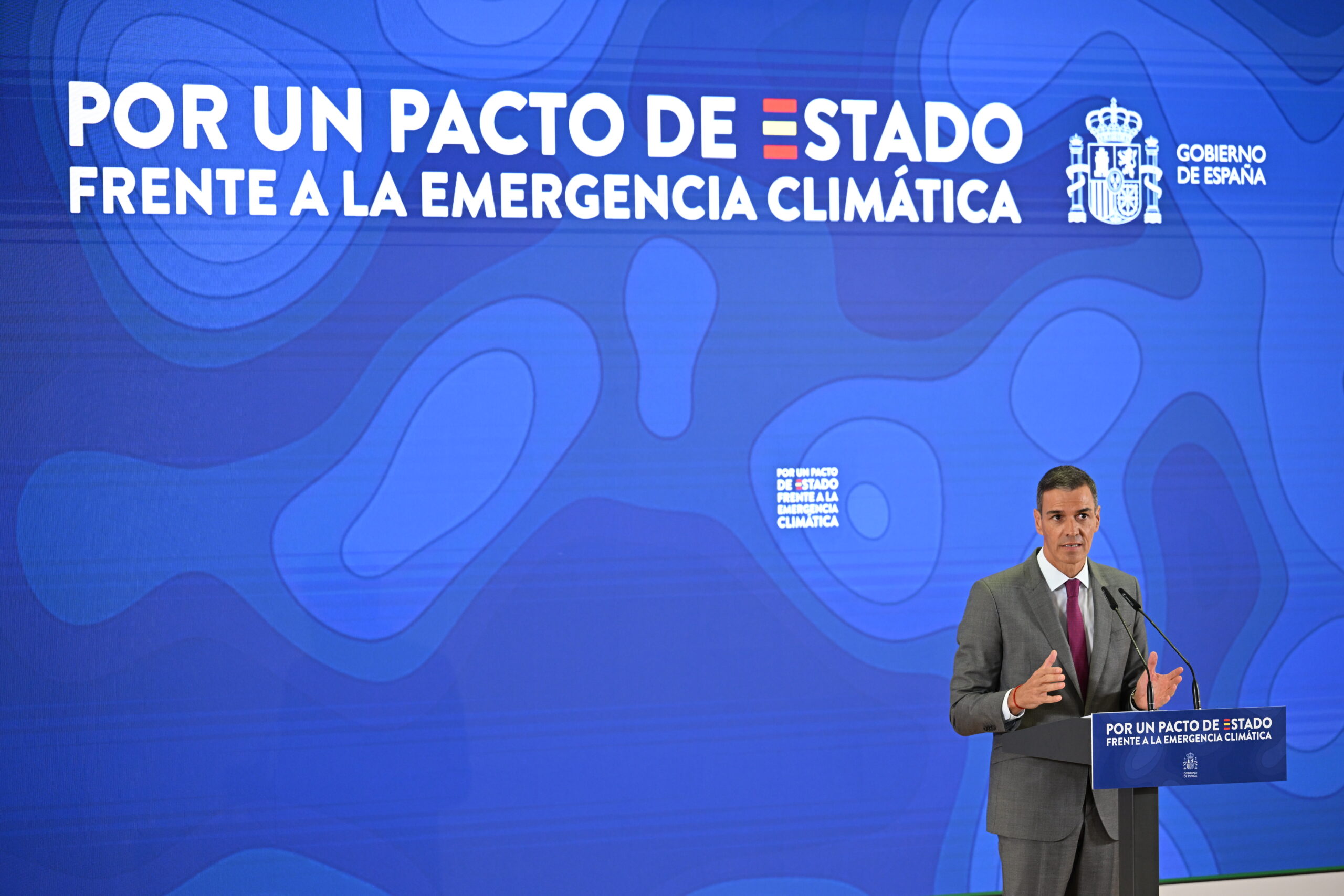 Pedro Sánchez propone un Pacto de Estado frente a la Emergencia Climática