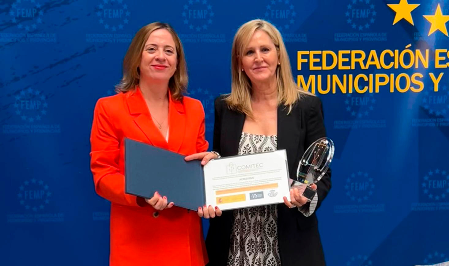 Ayuntamiento SSReyes recibe premio FEMP comercio urbano consolidado